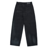 DESTROYED WASHING SPRAY DENIM PANTS BLACK