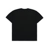VARSITY LOGO EMBOSSING PRINTING SHORT SLEEVE T-SHIRT BLACK