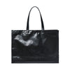 BASIC LOGO TARPAULIN SHOPPER BAG BLACK