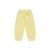 KIDS BASIC LOGO PANTS LIGHT YELLOW