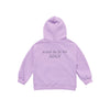 KIDS BASIC LOGO HOODIE LIGHT PURPLE