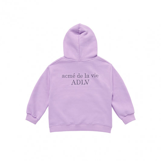 KIDS BASIC LOGO HOODIE LIGHT PURPLE