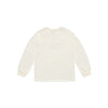 KIDS BASIC LOGO LONG SLEEVE T-SHIRT CREAM