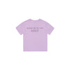 KIDS BASIC LOGO SHORT SLEEVE T-SHIRT LIGHT PURPLE