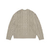 [acmé de la vie X HOSHI] LOW GAUGE CABLE KNIT BEIGE