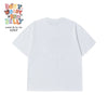 acmé de la vie X BELLYGOM METAL BELLY SHORT SLEEVE T-SHIRT WHITE