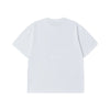 SIMPLE BOLD LOGO SHORT SLEEVE T-SHIRT WHITE