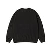 SPRAY OVERLAY LOGO SWEATSHIRT - BLACK