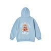 KIDS TEDDY BEAR (BEAR DOLL) HOODIE-SKYBLUE