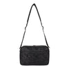 CAMOUFLAGE SQUARE CROSS BAG BLACK