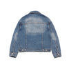 DENIM SET UP TRUCKER JACKET BLUE