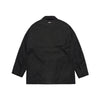 OVERSIZE FOUR POCKET WORK JACKET BLACK