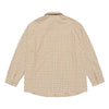 EMBO LOGO OVERSIZE CHECK SHIRTS BEIGE
