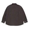 EMBO LOGO OVERSIZE CHECK SHIRTS BLACK