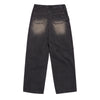 WAIST STRING CARPENTER DENIM PANTS BLACK