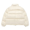 BASIC LOGO OVERSIZE SHORT DUCK DOWN JACKET IVORY