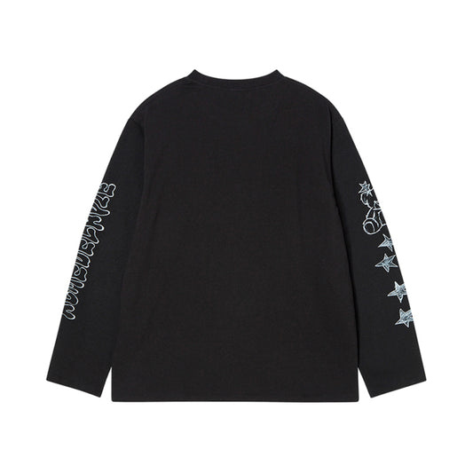DROP STAR BEAR LONG SLEEVE T-SHIRT BLACK