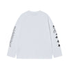 DROP STAR BEAR LONG SLEEVE T-SHIRT WHITE