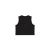 BASIC LOGO WOMAN CROP SLEEVELESS BLACK