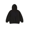 KIDS BOX BASIC LOGO HOODIE ZIP UP BLACK