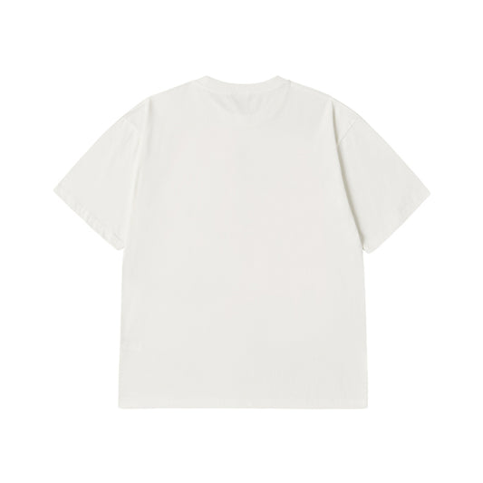 DRAWING BEAR SHORT SLEEVE T-SHIRT CREAM