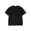 NEWSPAPER RABBIT SHORT SLEEVE T-SHIRT BLACK