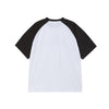 CONNECT LOGO RAGLAN SHORT SLEEVE T-SHIRT BLACK