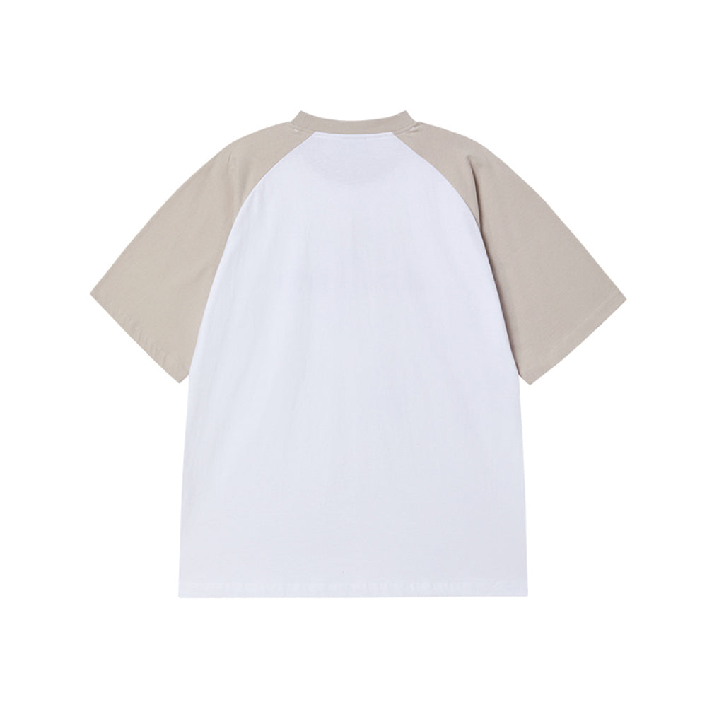 CONNECT LOGO RAGLAN SHORT SLEEVE T-SHIRT ESSENTIAL BEIGE – ADLV