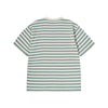 STRIPE LOGO PRINT SHORT SLEEVE T-SHIRT GREEN