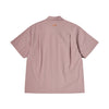 OVERSIZE RIPSTOP SHORT SLEEVE SHIRTS DARK PINK