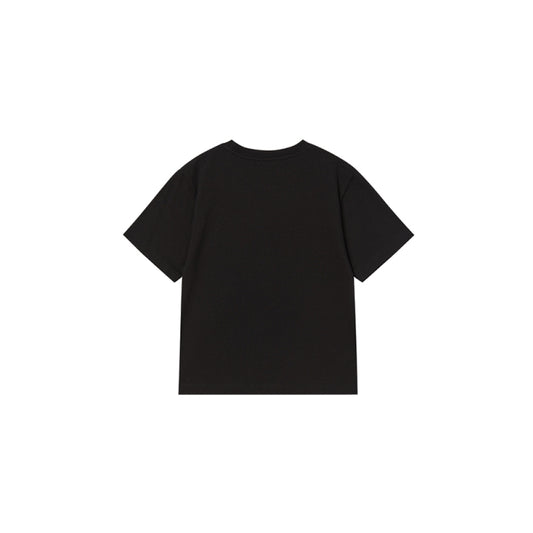 KIDS STAR BEAR SHORT SLEEVE T-SHIRT BLACK