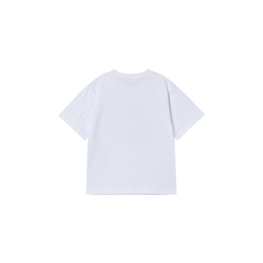 KIDS STAR BEAR SHORT SLEEVE T-SHIRT WHITE