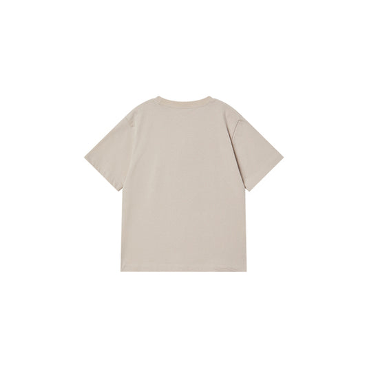KIDS ARCHIVE LOGO SHORT SLEEVE T-SHIRT ESSENTIAL BEIGE