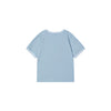 KIDS SNAKE INITIAL RINGER SHORT SLEEVE T-SHIRT SKY BLUE