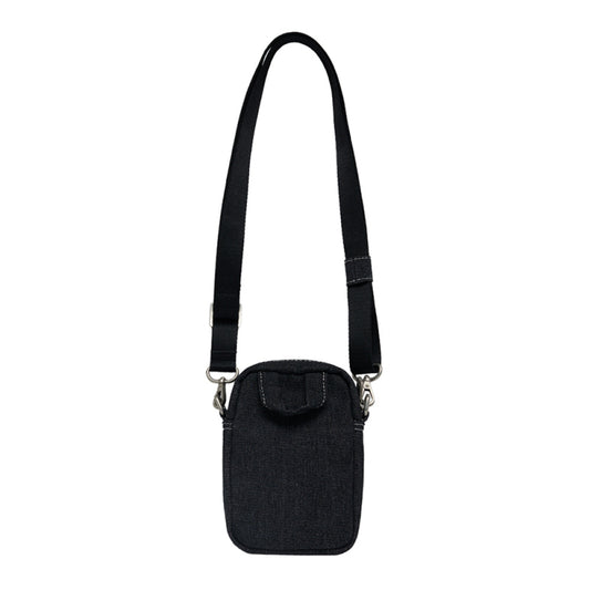 ESSENTIAL DENIM MINI CROSS BAG BLACK