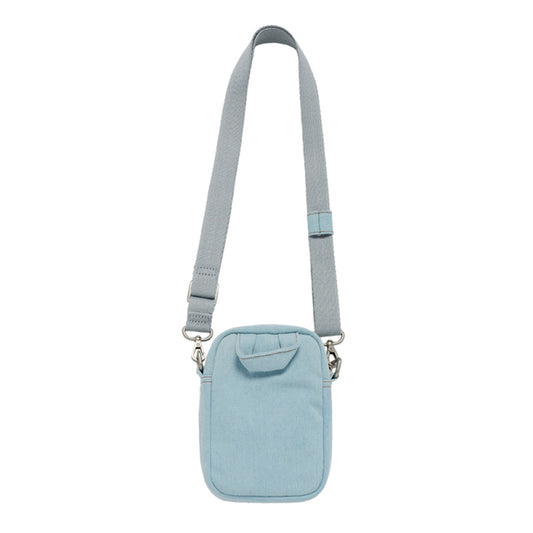 ESSENTIAL DENIM MINI CROSS BAG LIGHT BLUE