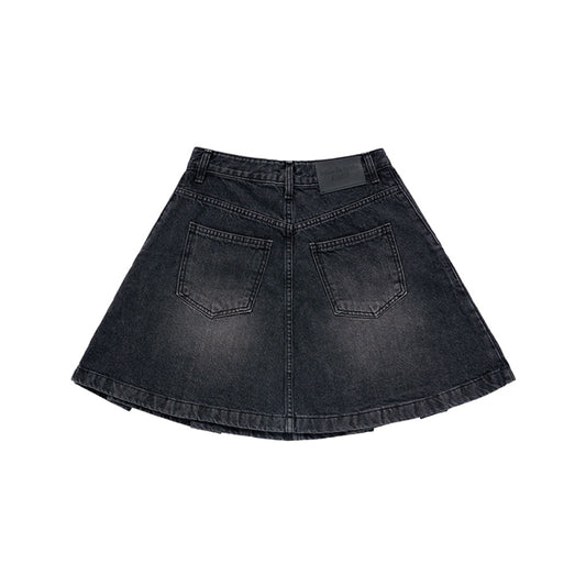 WOMAN DENIM DENNIS SKIRT BLACK