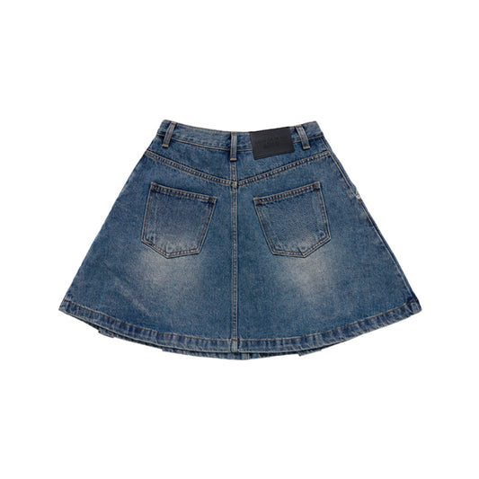 WOMAN DENIM DENNIS SKIRT BLUE