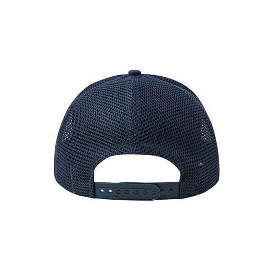 ARTWORK MESH TRUCKER BALL CAP NAVY