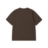 STRIPE RABBIT SHORT SLEEVE T-SHIRT DARK BROWN