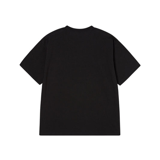 UNIVERSE DRAWING SHORT SLEEVE T-SHIRT BLACK