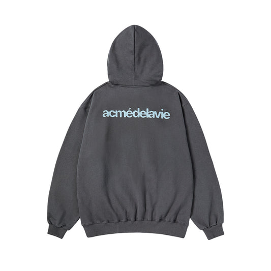 AC BEAR STATUE OF LIBERTY HOODIE CHARCOAL