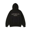 BORDER LINE BASIC LOGO HOODIE BLACK
