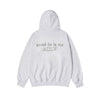 BORDER LINE BASIC LOGO HOODIE MELANGE