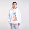 BABY FACE INDIAN BOY HOODIE WHITE