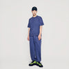 BASIC LOGO PIGMENT WASHING PANTS NAVY