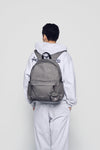 [acmé de la vie X HOSHI]  BASIC LOGO SIMPLE COTTON BACKPACK LIGHT KHAKI