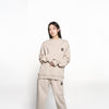 [acmé de la vie X HOSHI] BOX BASIC LOGO JOGGER PANTS ESSENTIAL BEIGE