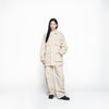OVERSIZE FOUR POCKET WORK JACKET BEIGE