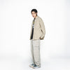 EMBO LOGO OVERSIZE CHECK SHIRTS BEIGE